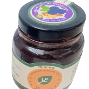 Mermelada de arándanos azules endulzada con miel de yacón 130g